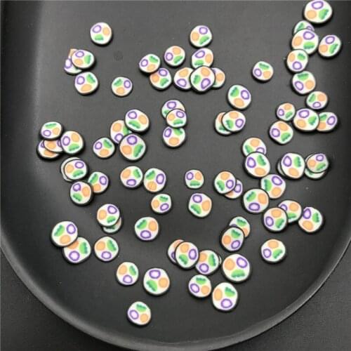 60g Sushi Polymer Clay Slices Sprinkles for Kids Diy,Craft/Nail Art/Scrapbook Decoration,Filler Polymer Clay Embellishment