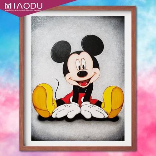 Diamond Painting Fantasy Magic Disney Mickey Mouse Cartoon 5D DIY Round Embroidery Mosaic Set Cross Stitch Home Decor Art