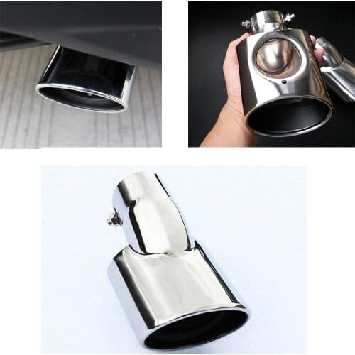 For H/onda C/IVIC 9TH 2012 2013 2014 Stainless Steel Tail Rear Exhaust Muffler Tip Pipe Stylish Car Styling