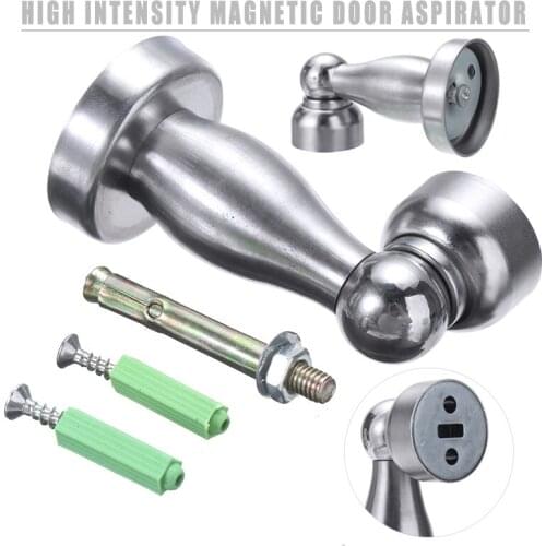 Home Stainless Steel Door Stops Buffer Magnetic Door Stopper Holder Catch Anti-Crash Wall Floor Wall Suction Hardware