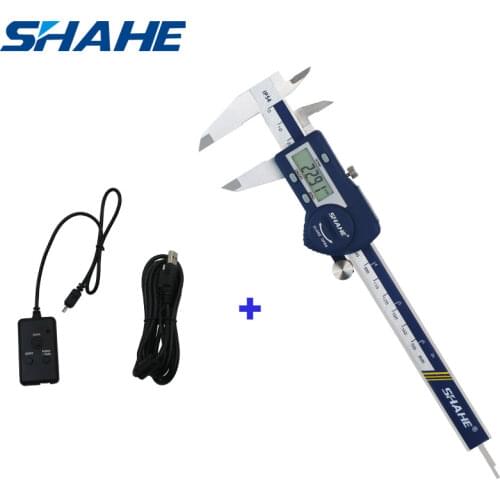 Shahe electronic caliper 150 mm with usb cable digital caliper set micrometer vernier caliper measuring tool