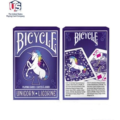 Bicycle Unicorn Playing Cards Magic Cards Deck Poker Size Custom Limited Edition Magic Cards Magic Tricks Props for Magician