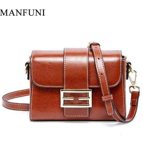 Коричневые женские сумки MANFUNI China At AliExpress