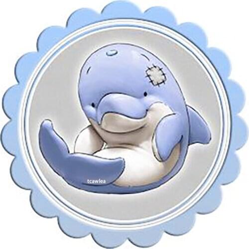 Muppet Dolphin Metal Cutting Dies Animal Doll Stencil For DIY Craft Scrapbooking Cards Decorative