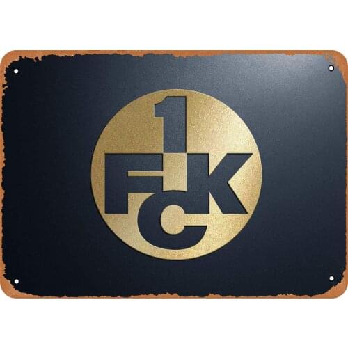 Metal Sign Sports fc Kaiserslautern 8x12 Vintage Look Tin Plate