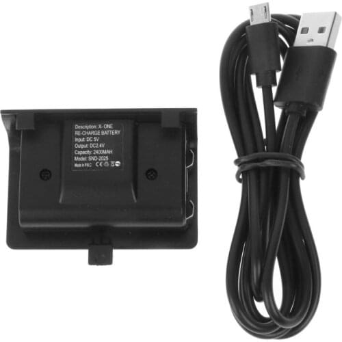 2021 New New NI-MH 2400MAHCharger Kit Rechargeable Battery Pack + USB Cable for xbox one