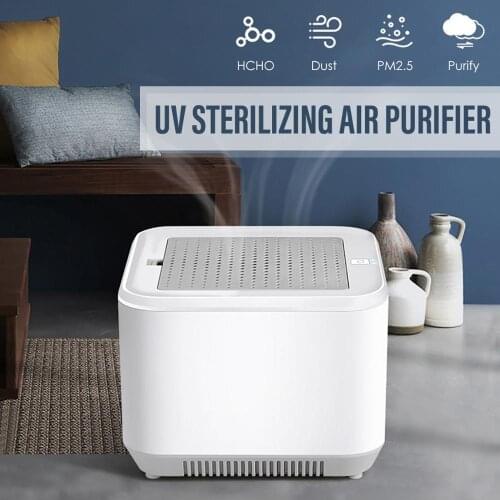 □Air Purifier HEPA Filter Refresher UV Sterilizing Odor Dust Mold Cleaner