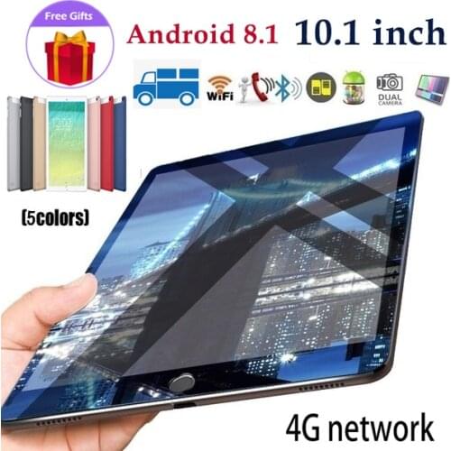 [Hot Sale] Andriod Tablet PC 10.1 Inches Large Screen Dual SIM 4G Phone Tablet PC Mic WIFI 4GB RAM 64GB ROM