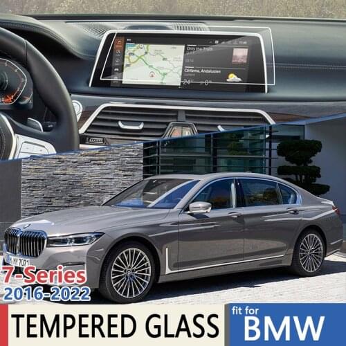 For BMW 7-Series 2016~2022 MK6 G11 G12 Car Navigation Film Touch GPS Ultra-Thin Full Screen Protector Tempered Glass Accessories