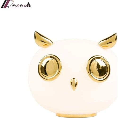 Parallel Pet Light animal series modern creative light children room glass designer living room study bedroom rabbit table lamp