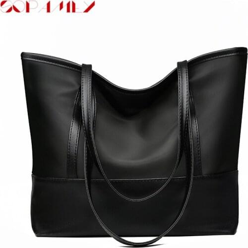 Leather Pure Color Fashion Girl Soft Shoulder Bag Design Retro Women Handbag New Women Simple Temperament Female Casual Tote