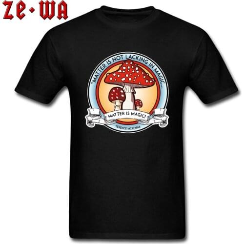 Terence Mckenna Wisdom Movie Top T-shirts Mushroom 100% Cotton USA Tops & Tees Homme Tee-Shirt Male Sweatshirt