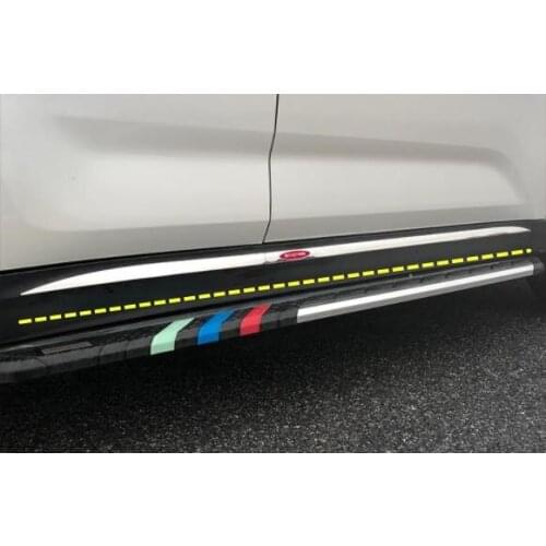 High-quality stainless steel body decorative strip anti-scratch protection car accessories For Kia Sportage R 2018-2019