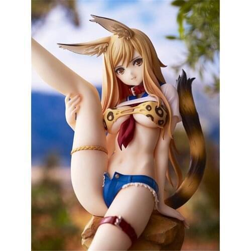 Japanese Anime Native Figure Pink Cat Creators Collection Sabana Wilder PVC Action Figure Toy Game Statue Collectible Model Doll