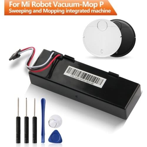 Replacement Sweeping Mopping Robot Battery INR18650 MA1-4S1P-SC For Xiaomi Mijia Mi Robot Vacuum-Mop P Sweeping 3200mAh