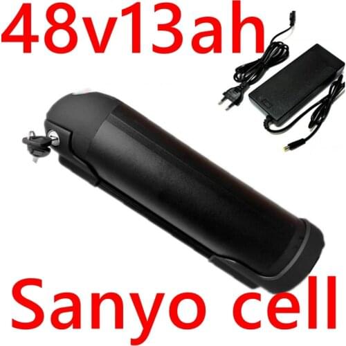 48V 13Ah Water Kettle water bottle Battery 48v 1000W lithium ion battery for electric bicycle e-bike with charger and BMS