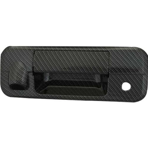 Car Accessories Fit for TOYOTA TUNDRA 2007 2008 2009 2010 2011 2012 2013 Carbon Fiber Tailgate Handle Cover With Camera Hole