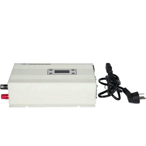 CE ROHS intelligent smart 12V 25A/50A solar portable sealed AGM GEL SLA lead acid battery charger