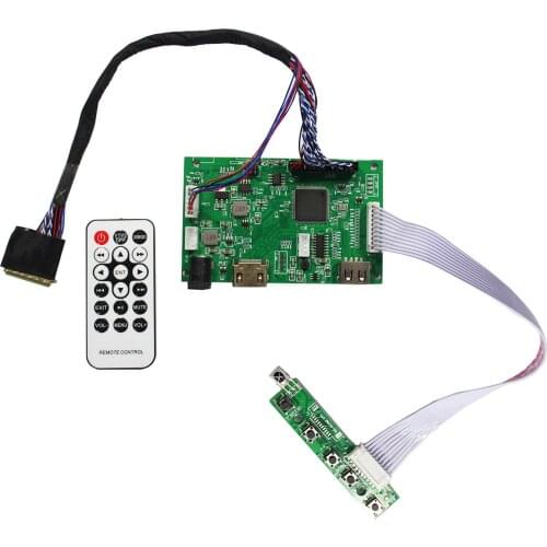 HD-MI.USB LCD Controller Board for 30Pin LVDS 15.6inch 17inch 1920x1080 B156HW01 V.0/V.4/V.7 B156HW02 LP173WF1 N173HGE-L21