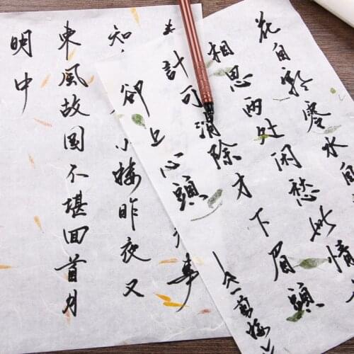 10pcs/set Plant Series Elegant Chinese style rice paper 27.5*16.7cm Calligraphy painting letter paper Vintage Stationery