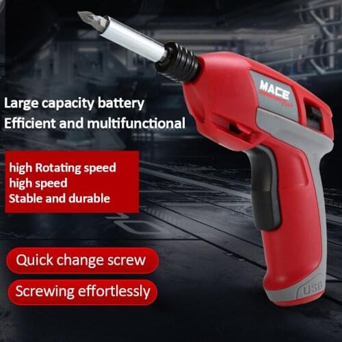 4.2V Electric Screwdriver Mini Drill Set Multifunctional Rechargeable Lithium Battery Power Tools With USB lighted