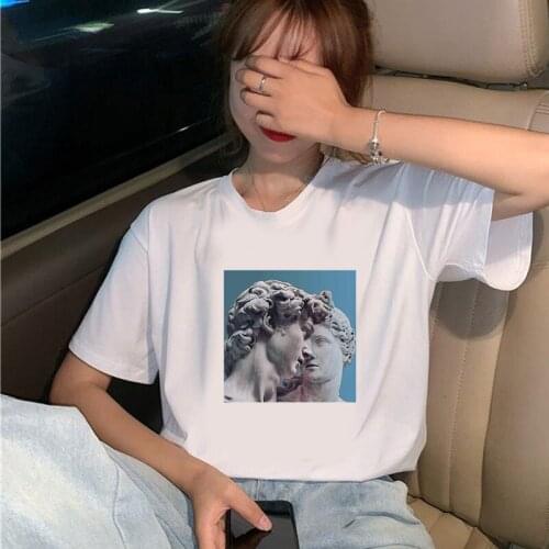 Vaporwave aesthetic t shirt Print cartoon cute top fun ulzzang kawaii harajuku female korean tshirt Funny Graphic Woman T-shirts