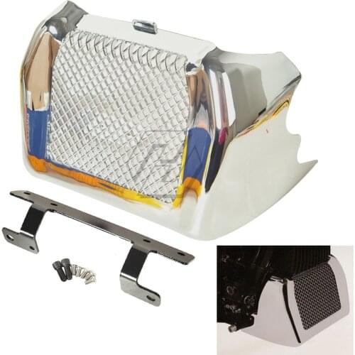 Chrome Motorcycle Oil Cooler Outer Cover Case for Harley Street Glide Road King FLHR FLHRC FLHX FLHXS FLTRX FLTRXS 2017-2018