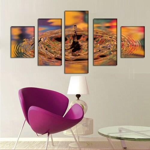 2016 New Large HD Picture drop spray splash liquid oil painting on canvas for all Art Picture