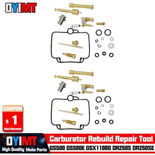 2 Sets Motorcyclce Carburetor Rebuild Repair Tool Kit For SUZUKI GS500 GS500E GSX1100G DR250S DR250SE DR350S DR350SE DR350