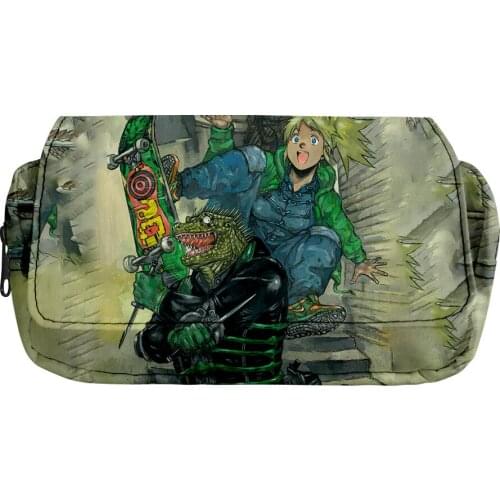 2021 New Dorohedoro 3D Print Women Simple Double layer Storage Bag Lady Bag Cute Cosmetic Bag Child Stationery Pencil Bag
