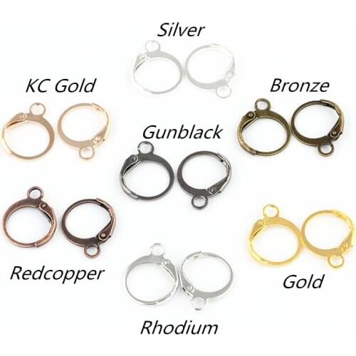 Wholesale Hoop Lever Back Ear DIY Drop Earring 20PCS/Lot 13MM Handmade Jewelry Findings