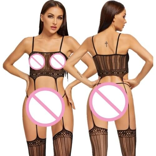 Sexy Lingerie Women Babydoll Porno Sleepwear Erotic Underwear Halter Transparent Sex Clothes Adult Products Nightwear Plus Size