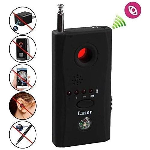 Hidden Camera GSM Audio Bug Detector Anti Spy Finder GPS Signal Lens RF Tracker Rf Detector - Camera Detector - Bug Detector
