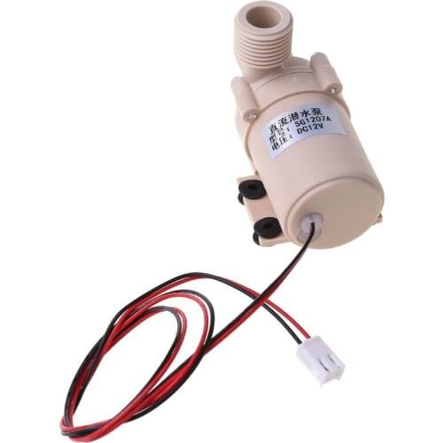 12V Solar Submersible Hot Water Pump Circulation 212° F Brushless Motor High Pressure