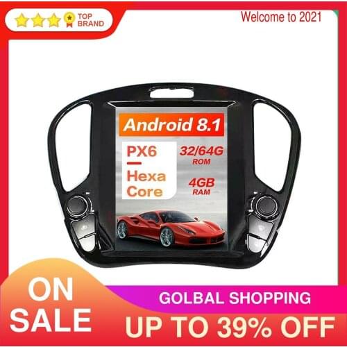 Tesla Style Android 9.0 6 Core Car GPS Navigation For Nissan Juke/Infiniti ESQ 2010-2020 Head Unit Multimedia Player Auto Radio