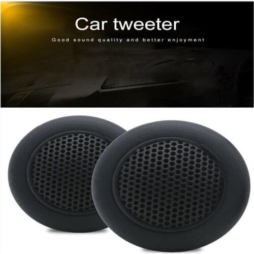 Universal Car Audio Horns Vehicle Tweeter 12-24V 10W 89db TS-T120 General Purpose Black Tweeter Auto Car Accessories