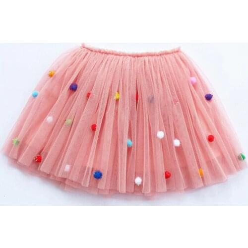 Girls skirts princess lovely tutu skirts for 1-12Years kids spring summer clothes 21 color short girls lace skirt dance clothes