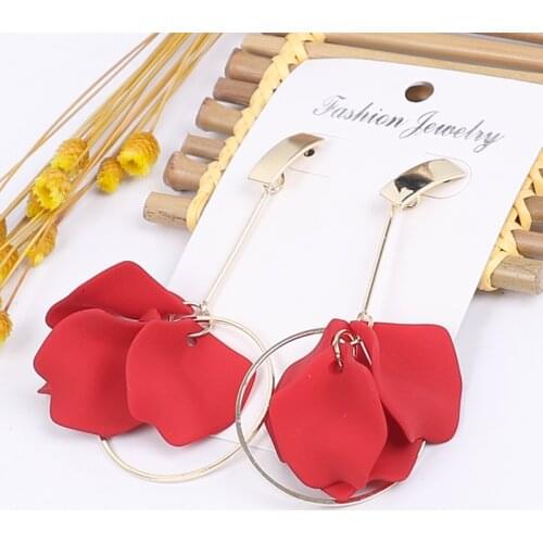 Women earrings accessories handmade jewelry long earring korean fashion bohemian christmas boho pendientes plata earings fashion