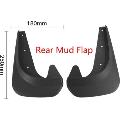 4pcs Car Accessories Universal Front Rear Mud Flap Flaps Guard Mudguards
