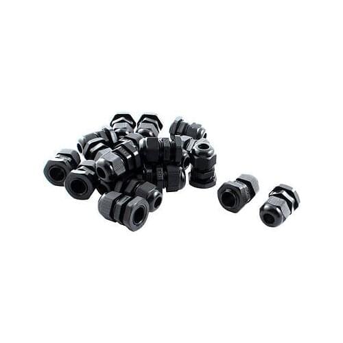 Black Nylon Waterproof Plastic waterproof connector PG42 PG48 Glands Connector Cable