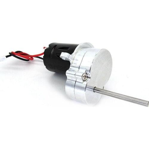 For WPL D12 1/10 RC Car Upgrade Parts 370 Motor Metal Transmission Gearbox with Metal Gear Accessories