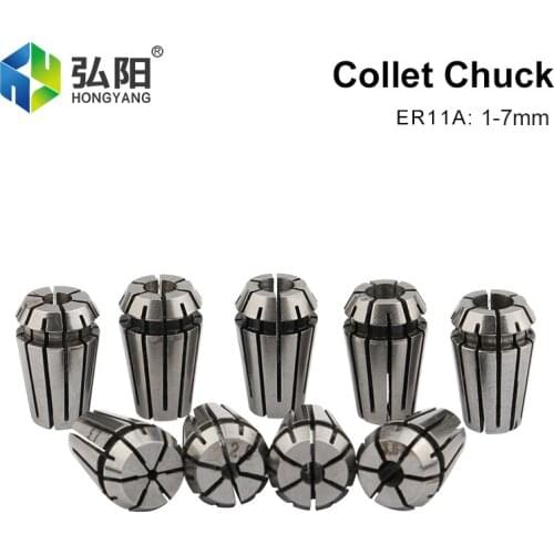 ER11 1-7mm Collet Chuck Head Spindle Milling Elastic Chuck Tool Holder For CNC Engraving And Milling Machine