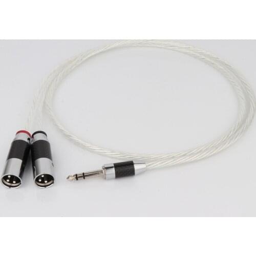 HI-End Odin 6.35mm 1/4" TRS Male Plug to 2 XLR Female Microphone Stereo Audio Y Cable