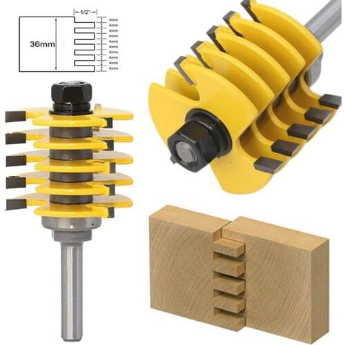 8mm Shank Finger Joint Router Bit Power Cutter Woodworking Cutting Tools