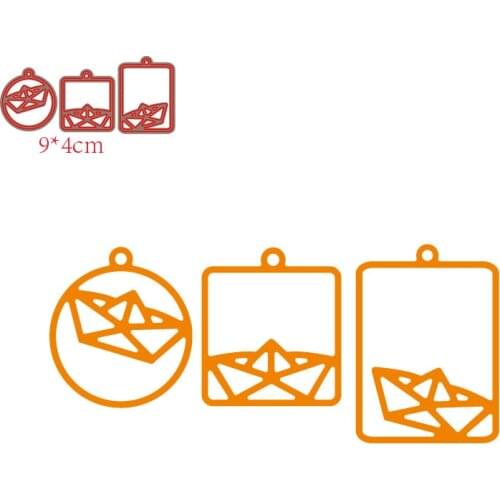 MISS VINTAGE 2021 New Arrival Boat Tag Metal Cutting Dies For Scrapbooking DIY Cards Stencil Paper Craft Handmade Album