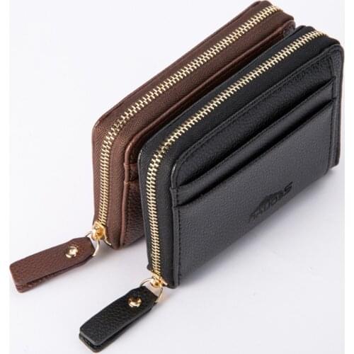 PU Leather Wallets Men Business Wallet Vintage Purse High Quality ID Credit Card Pocket spurse for men wallet male money purses