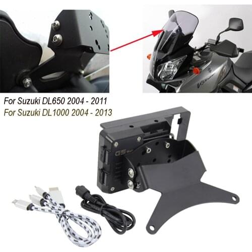 NEW Motorcycle For SUZUKI V-strom 650 1000 DL 1000 650 Vstrom Bracket Mount Smartphone GPS Holder Navigation Bracket