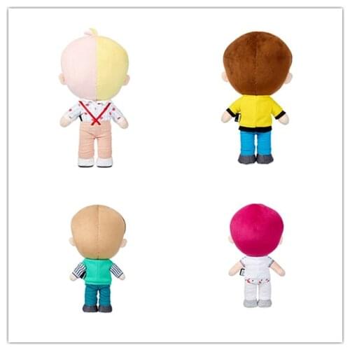 Kpop bulletproof Bangtan Group Kpop Plush Toy Cartoon Firgure V Jungkook Jimin RM Suga Jin Jhope
