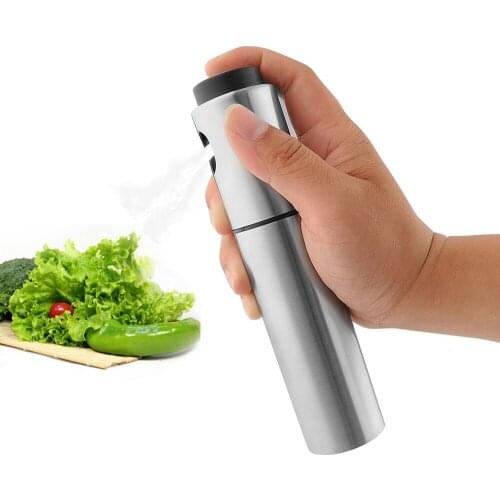 Portable Stainless Steel Olive Oil Sprayer Cruets Misters Pump Bottle Barbecue Cooking Tools Kitchen Accessories