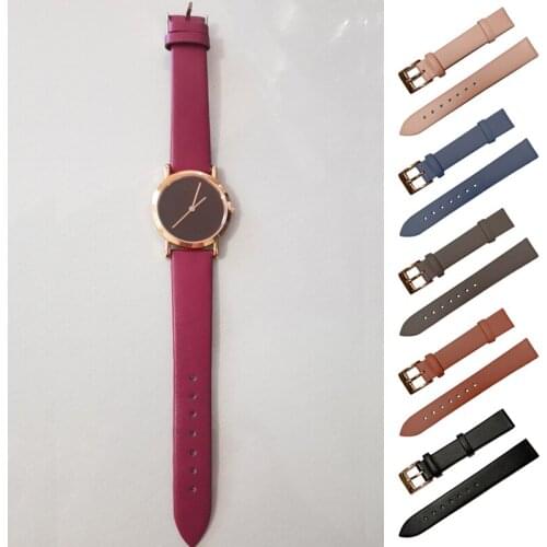 Watch Strap Female Classic Design Lizard Pattern Multi-Color Replacement Band Strap Watch Accessories Faux Leather Watch Band
